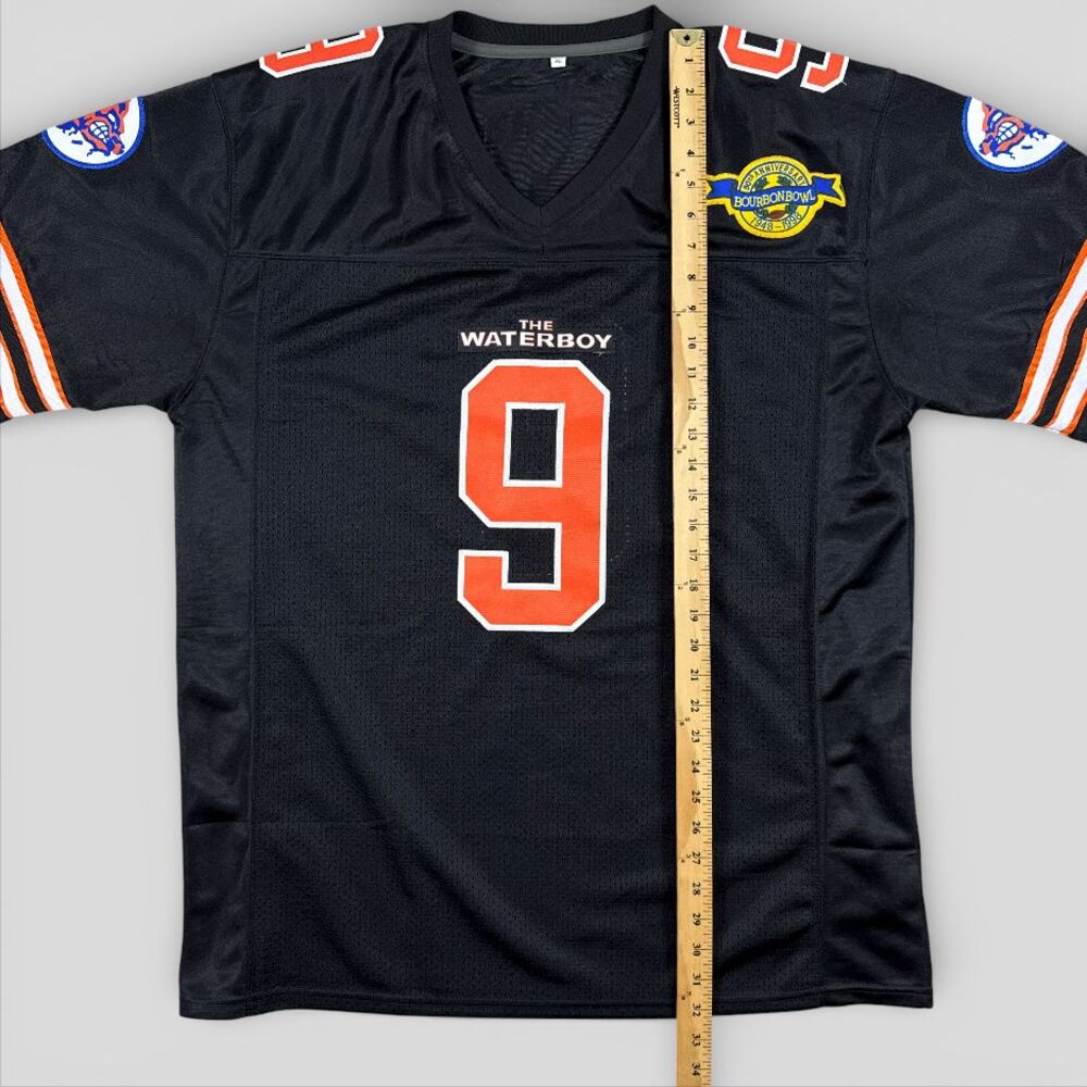 The Waterboy Bobby Boucher #9 Football Jersey Stitched Adam Sandler Sz Men's XL - Picture 7 of 8